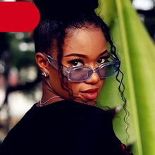 将图片加载到图库查看器，Cute Purple Oval Sunglasses For Women Retro Luxury Design Eyeglasses Lightweight Frames UV400 Protection Comfortable Round Outdoor Women Sun Glasses
