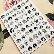 Load image into Gallery viewer, Cute rabbit Cute cat  Japanese Justice Girl 3D Back Glue Nail Sticker Nail Decoration Nail Art Nail Ornament Self Adhesive Nail Decals for Nail Art Decoration Including Hearts Stars Letters Bowknot Leaves Flowers Plants Fruits Butterflies for Woman
