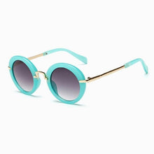 Load image into Gallery viewer, Cute Round Polarized Sunglasses for Kids Girls Boys UV400 Protection Fashionable &amp;  Children's Sunglasses New Cute Baby Round Frame &amp; Colorful Sunshade Mirror For Kids
