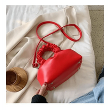 将图片加载到图库查看器，Cute Small Women's Leather Clutches Vintage Style Shoulder Messenger Bags , Handbag And Purses For Women
