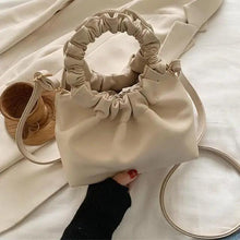 将图片加载到图库查看器，Cute Small Women's Leather Clutches Vintage Style Shoulder Messenger Bags , Handbag And Purses For Women
