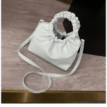 将图片加载到图库查看器，Cute Small Women's Leather Clutches Vintage Style Shoulder Messenger Bags , Handbag And Purses For Women
