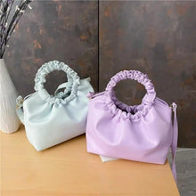 将图片加载到图库查看器，Cute Small Women's Leather Clutches Vintage Style Shoulder Messenger Bags , Handbag And Purses For Women
