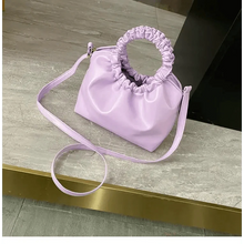 将图片加载到图库查看器，Cute Small Women's Leather Clutches Vintage Style Shoulder Messenger Bags , Handbag And Purses For Women
