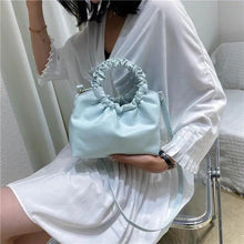 将图片加载到图库查看器，Cute Small Women's Leather Clutches Vintage Style Shoulder Messenger Bags , Handbag And Purses For Women

