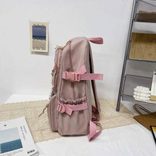 Load image into Gallery viewer, Cute Waterproof Multi-Pocket Women Backpacks with Bear Doll
