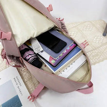 Load image into Gallery viewer, Cute Waterproof Multi-Pocket Women Backpacks with Bear Doll
