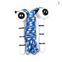 将图片加载到图库查看器，Cute Wood Handle Kids Children Skipping Jump Adjustable Cotton Jump Ropes For Kids Skipping Fitness Rope Wooden Handle Jumping Rope For Children Exercise Workout Activity
