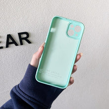 Load image into Gallery viewer, Cute Wrist Strap Soft Silicone Slim Protective Case with Strap Cover Square Silicone Phone Case For iPhone 11 13 12 Pro XR XS Max X 6 6s 7 8 Plus SE2 Candy Colors Soft Back Cover
