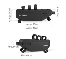 Load image into Gallery viewer, Cycling Bicycle Bags Top Tube Front Frame Bag Waterproof Road  Dirt-resistant Bike Accessories Bags  Bike Frame Bag Waterproof Bike Elegant Design Bag Bicycle Under Top Tube Bag Corner Pouch Storage Bag For Cycling Accessories
