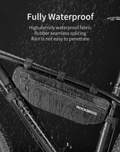 Load image into Gallery viewer, Cycling Bicycle Bags Top Tube Front Frame Bag Waterproof Road  Dirt-resistant Bike Accessories Bags  Bike Frame Bag Waterproof Bike Elegant Design Bag Bicycle Under Top Tube Bag Corner Pouch Storage Bag For Cycling Accessories
