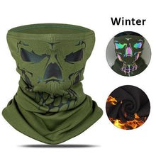 将图片加载到图库查看器，Cycling Headwear Winter Men Anti-sweat Breathable Cycling Face Cover Running Bicycle Bandana Sports Scarf Headband Neck Gaiter Face Mask Scarf Dust Sun Protection Cool Lightweight Windproof Breathable Fishing Hiking Running Cycling
