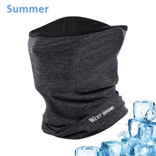 将图片加载到图库查看器，Cycling Headwear Winter Men Anti-sweat Breathable Cycling Face Cover Running Bicycle Bandana Sports Scarf Headband Neck Gaiter Face Mask Scarf Dust Sun Protection Cool Lightweight Windproof Breathable Fishing Hiking Running Cycling
