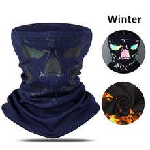 将图片加载到图库查看器，Cycling Headwear Winter Men Anti-sweat Breathable Cycling Face Cover Running Bicycle Bandana Sports Scarf Headband Neck Gaiter Face Mask Scarf Dust Sun Protection Cool Lightweight Windproof Breathable Fishing Hiking Running Cycling
