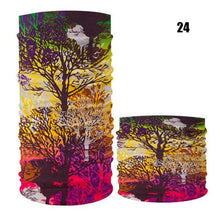 将图片加载到图库查看器，Cycling Mask Outdoor Sports Magic Head Scarf Printing Headband Bike Wrist Band Bandana for Windproof Sunscreen Bike Masks Bandanas Women Men Neck Gaiter Cover Turban Multipurpose Balaclava Elastic UV Face Shields for Women
