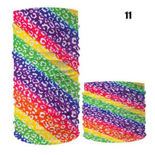 将图片加载到图库查看器，Cycling Mask Outdoor Sports Magic Head Scarf Printing Headband Bike Wrist Band Bandana for Windproof Sunscreen Bike Masks Bandanas Women Men Neck Gaiter Cover Turban Multipurpose Balaclava Elastic UV Face Shields for Women
