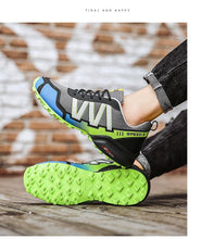 Load image into Gallery viewer, Cycling Mens Waterproof Outdoor Hiking Sneakers Men's Trail Running Shoes Fashion Hiking Sneakers For Men Tennis Cross Training Shoe Mens Casual Outdoor Walking Workout Footwear
