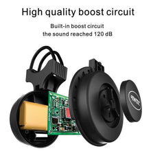Load image into Gallery viewer, Cycling Mountain Road Bike Electronic Horn USB Rechargeable Electric Scooter Bicycle Handlebar Sound Alarm Ring Bell Outdoor Mini Bicycle Horn 130 db Loud Handlebar Cycling Alarm Alert Ring For Mountain Bike
