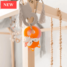 将图片加载到图库查看器，New Sets Baby Silicone Teether Rodent Silicone Animal Fox Teeth Chew Children Goods
