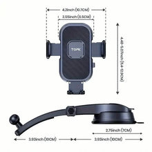 将图片加载到图库查看器，TOPK D38C Car Phone Holder – Adjustable Dashboard Mount
