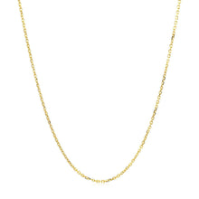 将图片加载到图库查看器，18k Yellow Gold Cable Chain 1.1mm
