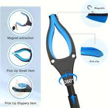 Load image into Gallery viewer, Heavy-Duty Steel Folding Trash Picker – 32" with Magnet &amp; Anti-Slip Handle
