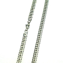 将图片加载到图库查看器，Luxury Miami Stainless Steel Chain Bracelets For  Men Flat Curb Bracelet Hip Hop Rock Sports Jewelry Style
