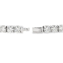 Load image into Gallery viewer, 12.50ct Moissanite Tennis Bracelet Sterling Silver
