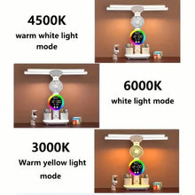 Load image into Gallery viewer, Smart Touch LED Desk Lamp – USB Powered, Dual Head, Dimmable, Color Changing
