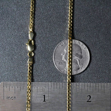 Load image into Gallery viewer, 2.0mm 14k Yellow Gold Semi Solid Box Chain

