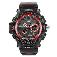 Load image into Gallery viewer, New Luxury Sport Watch With Dual Display LED Digital Analog Electronic Quartz  Display and Waterproof 30M protection
