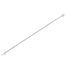 Load image into Gallery viewer, IGI Certified 5.0 Cttw Cut Diamond 14K White Gold Classic 7â€ Tennis Bracelet (H-I Color, I1-I2 Clarity)
