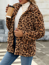 Load image into Gallery viewer, Beautiful Red Women Drop Shoulder Fuzzy Button-Up Jacket Soft And Comfortable Casual Fit Jacket
