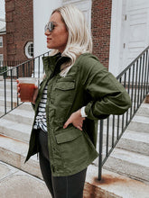 Load image into Gallery viewer, Retro Pocketed Long Sleeve Zip-Up Jacket Lightweight &amp; Stylish Outerwear for Everyday Wear
