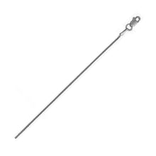 Load image into Gallery viewer, 14k White Gold Round Wheat Chain (0.60 mm)
