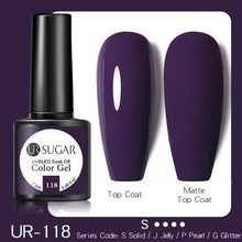 Load image into Gallery viewer, Dark Blue Matte Colorful UV Nail Gel Polish Semi Permanent Popular High Quality Fashion Design
