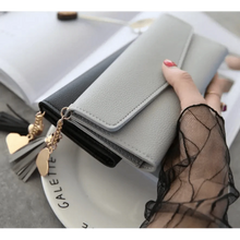 Load image into Gallery viewer, Dazzling Wallets For Phone, Clutch Bag, Purses, Long Wallets For Girl And Ladies Cute Money Coin Pocket And Card Holder Tassel Wallets
