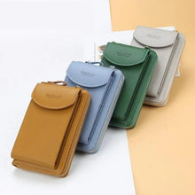 将图片加载到图库查看器，Dazzling Women Wallet Bags Big Card Holder Clutch Messenger Long Shoulder Straps - Trendy Designer Female Clutch Cross Body Bag
