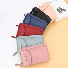 将图片加载到图库查看器，Dazzling Women Wallet Bags Big Card Holder Clutch Messenger Long Shoulder Straps - Trendy Designer Female Clutch Cross Body Bag
