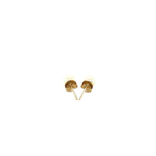 将图片加载到图库查看器，14k Yellow Gold Freshwater Cultured White Pearl Stud Earrings (4.0 mm)
