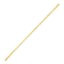 Load image into Gallery viewer, 14k Yellow Gold French Cable Chain Bracelet  (2.50 mm)
