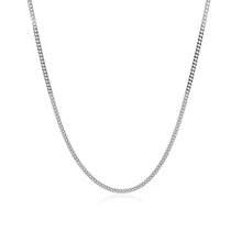 将图片加载到图库查看器，14k White Gold Gourmette Chain 1.5mm
