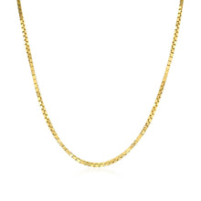 将图片加载到图库查看器，14k Yellow Gold Classic Box Chain 1.1mm

