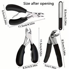 将图片加载到图库查看器，4-Piece Elderly-Friendly Toenail Clipper Set
