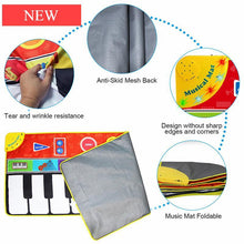 将图片加载到图库查看器，Children Musical Toys Crawling Piano Carpet Educational Toy Kids Baby Touch Play Game Mats Gift For Kids
