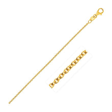 将图片加载到图库查看器，14k Yellow Gold Round Cable Link Chain 1.3mm
