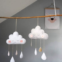 Load image into Gallery viewer, Decorative Cloud Felt Raindrop Pendant
