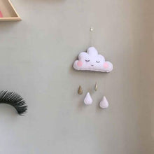 Load image into Gallery viewer, Decorative Cloud Felt Raindrop Pendant
