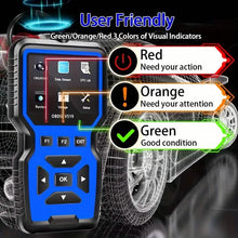 将图片加载到图库查看器，OBD2 Engine Diagnostic Tool – Universal Code Reader (Blue)
