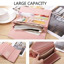 Load image into Gallery viewer, Delightful Small Floral PU Leather Money Purse For Women And Girls Fashion Designer Buckle Wallets for Female
